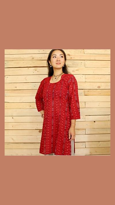 Orissa women’s kurta with 3/4 sleeves
