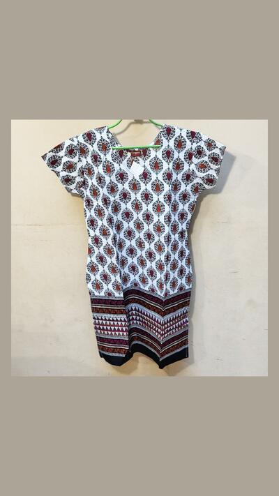 Women’s summer kurta, short sleeves, M