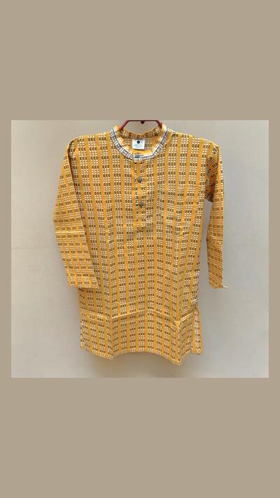 Boys’ set, yellow and brown, long-sleeved, size 28