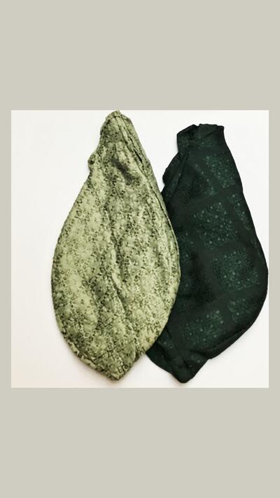 Women’s green japa pouch