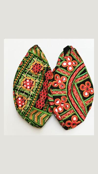 Women’s Rajasthani japa pouch