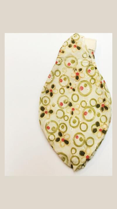 Women’s Japa pouch, light-coloured pattern
