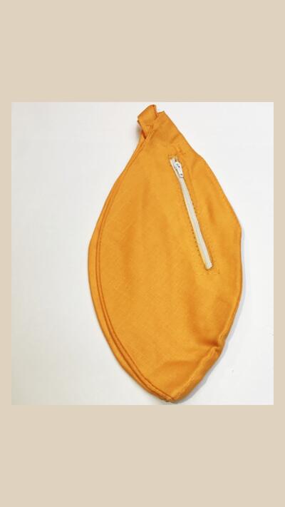Japa pouch, dark yellow