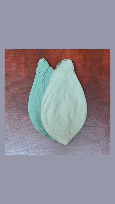 Men’s japa pouch, sturdy, green/grey/blue