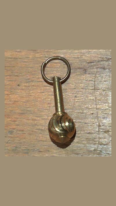 Balaram’s Club (gada) Pendant – Brass