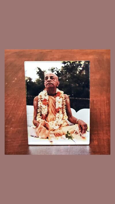 Picture of Prabhupāda, 14 x 10 cm
