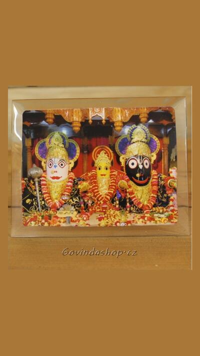 Jagannath, Baladev, Subhadra 9.5 x 12 cm