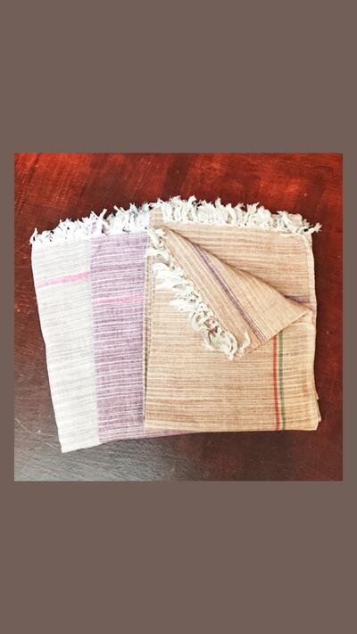 Gamša – Indian bath towel, 180 x 90 cm