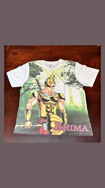 Bhima the Warrior T-shirt, size XL