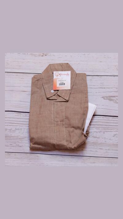 Boys’ jacket with a stand-up collar, long sleeves, sizes 18 and 22