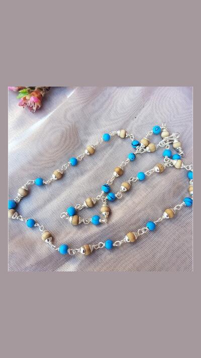 Kantimála, 1st series, silver with turquoise