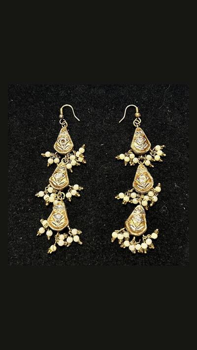 Long Indian earrings