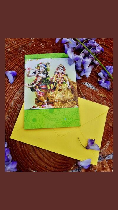 Smaller greeting card with envelope
