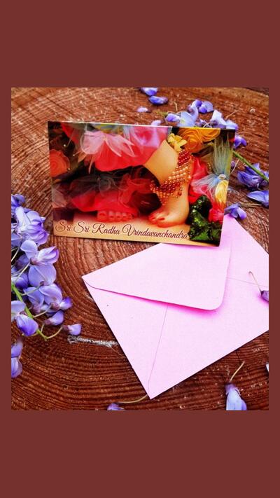 Smaller greeting card with envelope