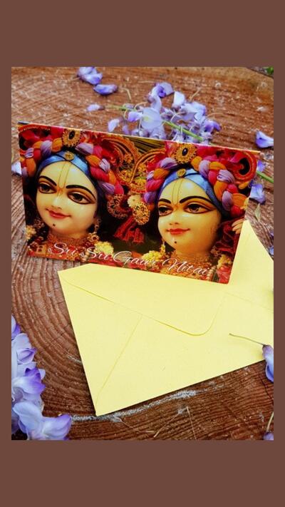 Smaller greeting card with envelope