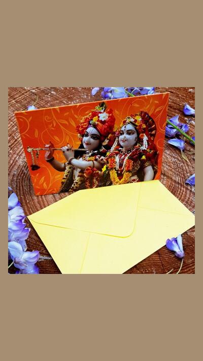 Smaller greeting card with envelope
