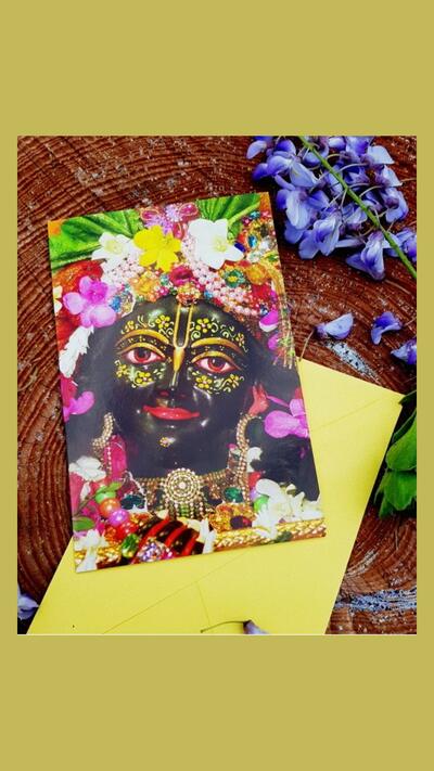 A card with a larger envelope