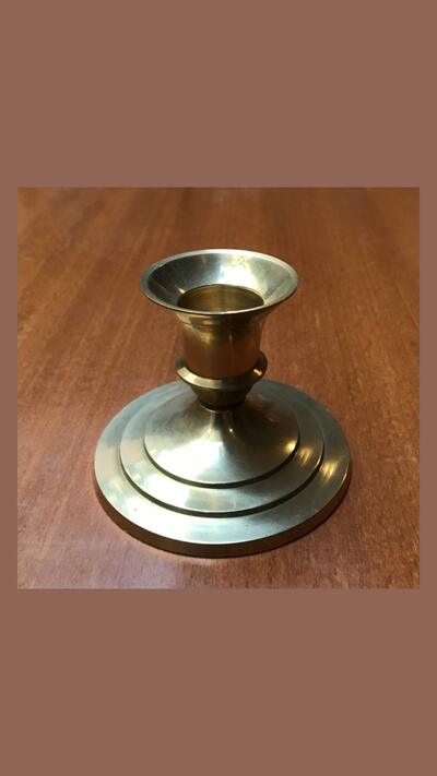 Brass candlestick