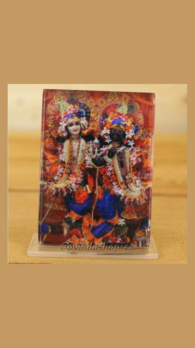 Krishna and Balarama 7 x 5 cm