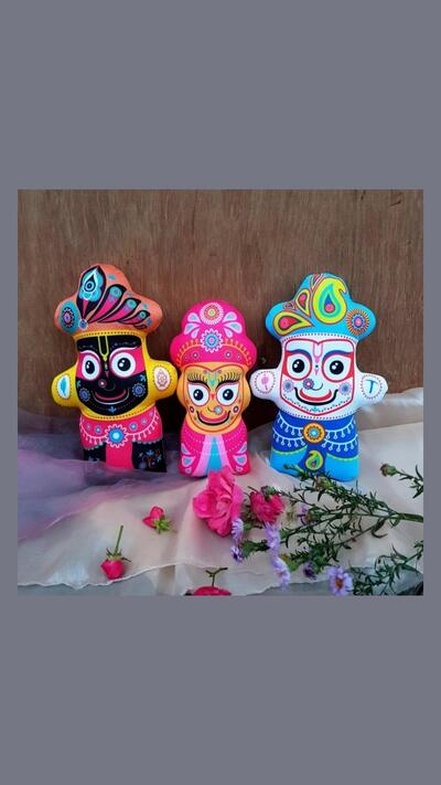 The Jagannath, Baladev and Subhadra dolls