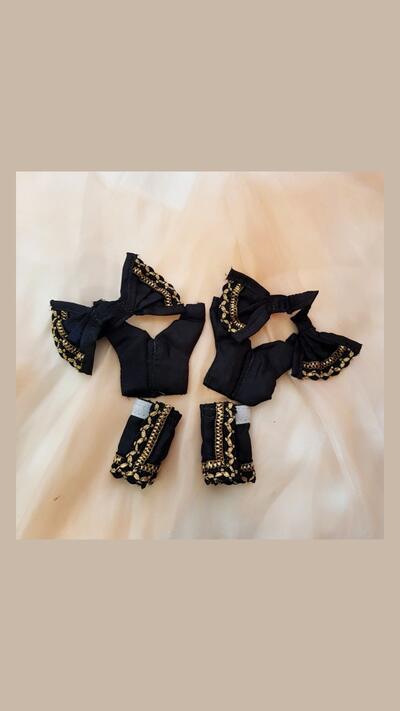 Dresses for Deities with embroidery, sizes S and M