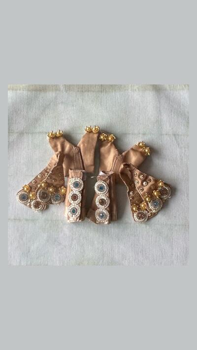 Embroidered dress for deities, size S
