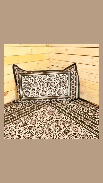 Single bedspread, 1 pillow