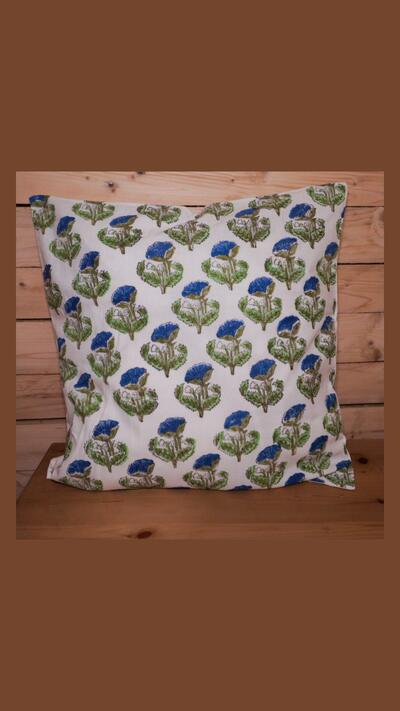 40x40 cm Hand Block cushion cover