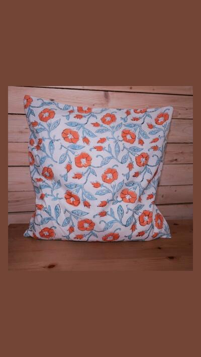 40x40 cm Hand Block cushion cover