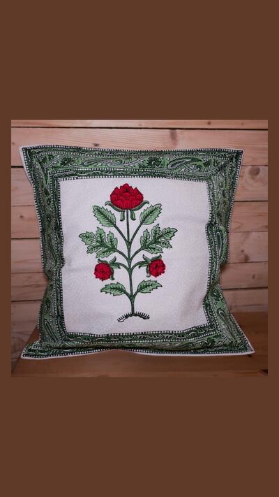 41x41 cm Hand Block pillowcase
