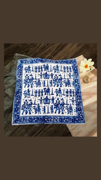 40x40 cm Hand Block cushion cover