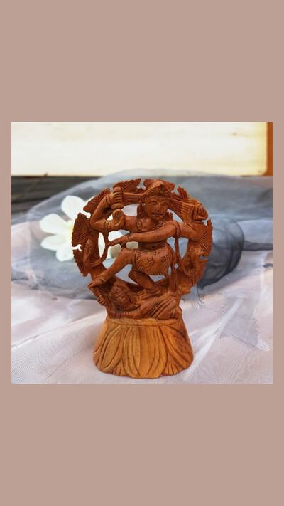 Dancing Shiva – wood