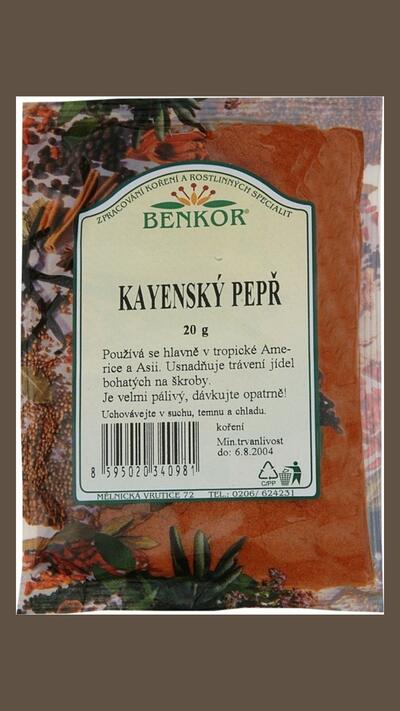 Ground Cayenne pepper 20 g