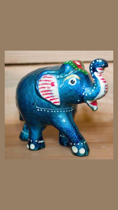 Small coloured elephant