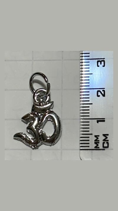 Metal OM pendant