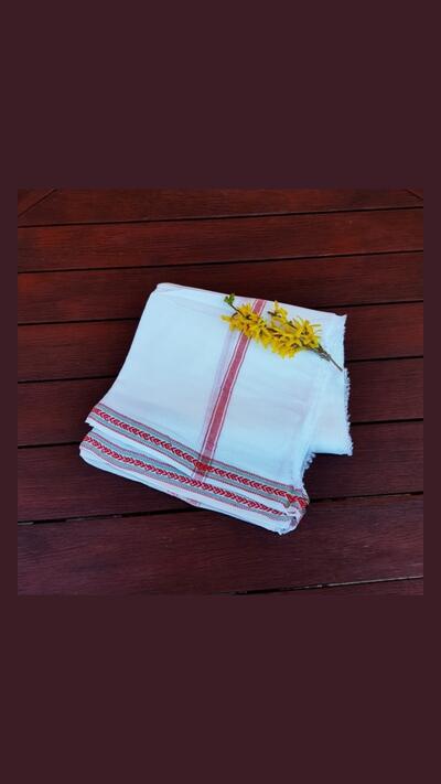 3-strip embroidery, border pattern
