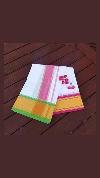 A pink and gold stripe