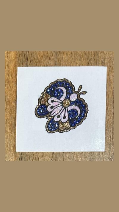 Colourful Butterfly Stick-on Tattoos I (6 designs)