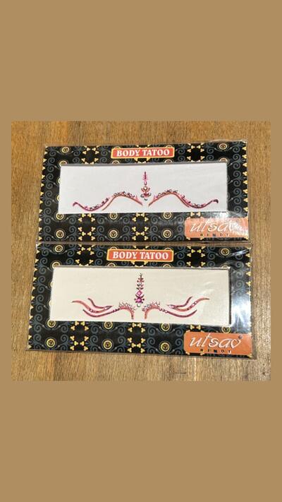 Stick-on tattoos – pink/magenta