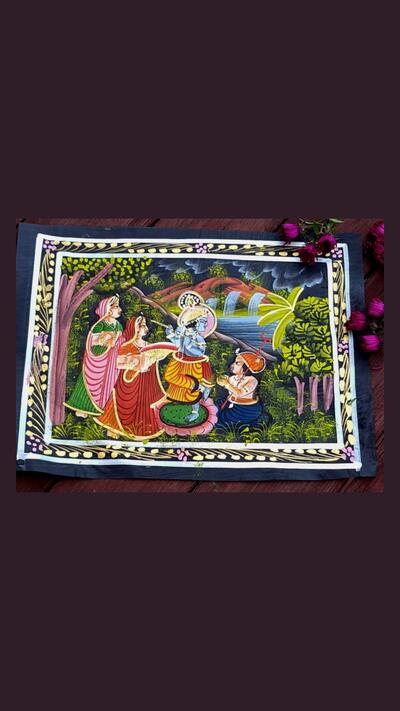 Hand-painted painting on canvas