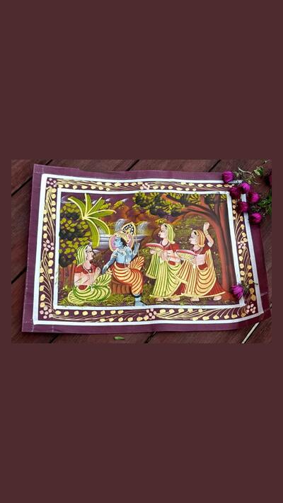 Hand-painted painting on canvas