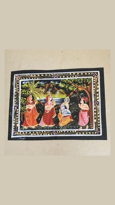 Hand-painted painting on canvas