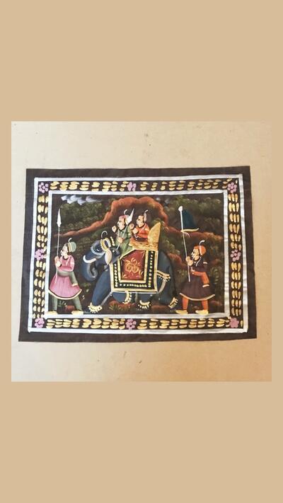 Hand-painted painting on canvas
