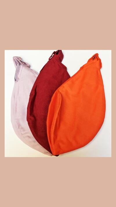 Japa bag made of sturdy canvas, plain colour