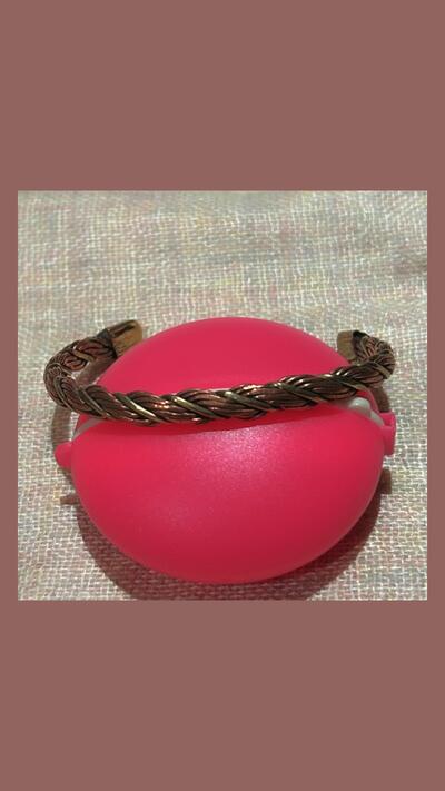 Braided brass bracelet, 5 styles