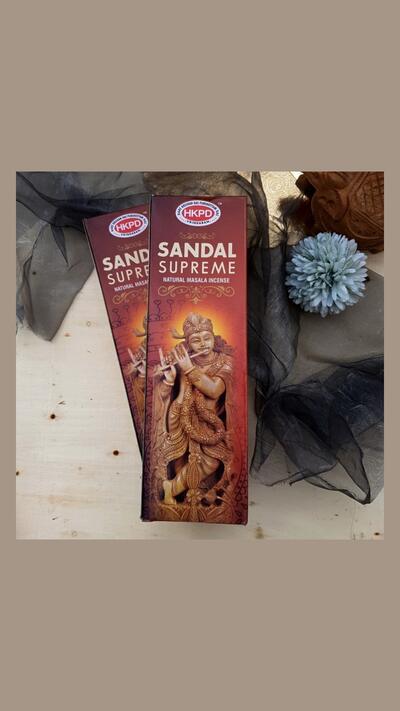 Sandal Supreme Incense Sticks – Large Pack