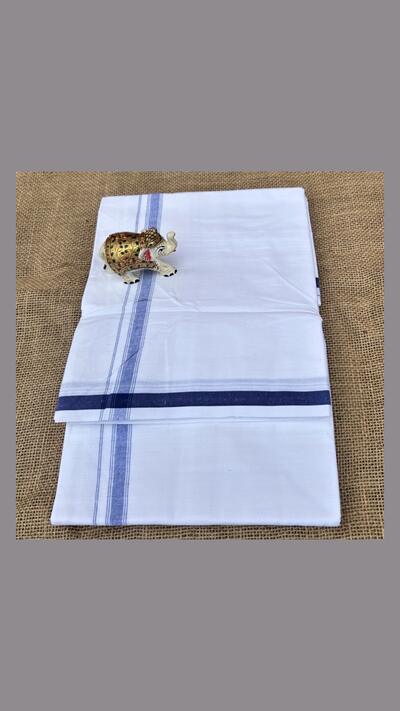 Solid-coloured dhotis with no pattern