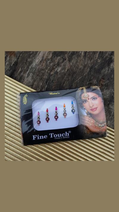 Coloured bindi, 1.8 cm