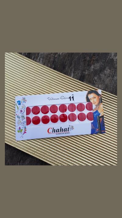 Bindi, size 11, red