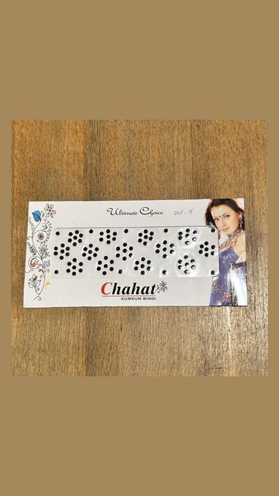 Bindi, size 1, red/black